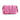 Woman Leather Clutch Intreccio Optical Shimmer Candy Pink