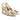Woman Leather Slingback Pumps in Ivory