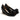 Women Open-Toe High Wedges in Nappa Black
