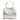 Top Handle Intreccio Optical Bag in Nappa White and Argento