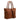 Sophia Intrecciato Optical Shopping  Bag in Nappa and Suede Cuoio