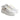 Women's Leather Slip-on Platino Lasered Sneakers in Nappa White