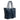 Sophia Petite Intrecciato Zippered Bag in Nappa Patent Blue Carta da Zucchero