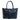 Sophia Petite Intrecciato Zippered Bag in Nappa Patent Blue Carta da Zucchero