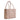 Infinity Leather Basket Bag in Cipria