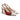 Woman Lasered Slingback Shoes in Patent Leather Red