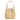 Women's Reversible Balloon Leather Bag in Champagne
