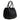 Top Handle Intreccio Optical Bag in Nappa and Suede Black