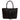 Sophia Intrecciato Optical Zippered Shopping Bag in Suede Testa di Moro and Nappa