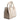 Twist Large Leather Suede Tote in Beige