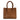 Twist Medium Leather Suede Tote in Bruciato