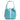 Women's Reversible Balloon Leather Bag in Oxigen Aqua