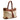 The Tote JT Bag in Canvas And Brown Leather