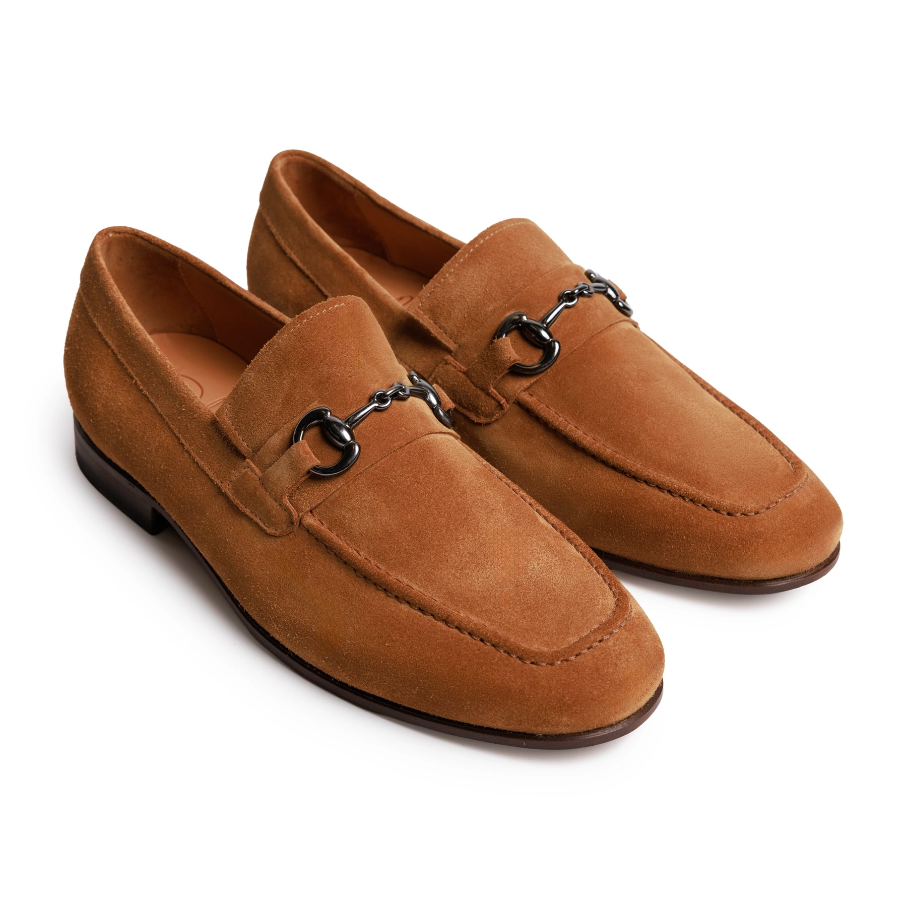 Men’s Horse Bit Dress Suede Loafers Horsebit Loafer Bourbon Suede main image 3
