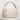 Brigitte Is Women Hobo Bag Intreccio Optical Nappa Taupe and Bianco