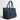 Women Intrecciato Optical Shopping Bag in Navy