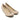 Women Ballerina Shoes with Wedge in Suede Nude - Jennifer Tattanelli