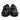 Men's Horsebit Loafers in Black Nappa Leather - Jennifer Tattanelli