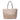 Women Leather Intreccio Optical Reversible Bag In Sabbia and Salvia - Jennifer Tattanelli