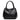 Lucia Top Handle Bag Intreccio Optical in Patent Black