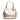 Lucia Top Handle Bag Intreccio Quadro in Platinum