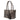 Sophia Petite Intrecciato Optical Zippered Shopping Bag in Bronze and Gun Metal - Jennifer Tattanelli