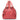 Women Leather Lamb Hair Red Backpack Bag - Jennifer Tattanelli