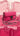 Pink leather bag for summer