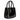 Twist Small Nappa Leather Tote in Black
