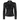 Astrid Short Leather Stretch Jacket in Nappa Black