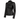 Astrid Short Leather Stretch Jacket in Nappa Black