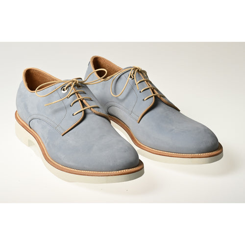 Lace Up Men Shoes in light blue grey