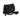 Woman Leather Clutch Intreccio Optical Nappa Patent Black