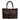 Sophia Maxi Intrecciato Zippered Leather Bag in Nappa Testa di Moro