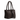 Sophia Petite Intrecciato Optical Zippered Shopping Bag in Nappa and Suede Testa di Moro