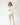 Reversible Pieno Fiore Leather Jacket in Bianco Ottico