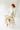Reversible Pieno Fiore Leather Jacket in Bianco Ottico