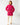 ALBA Reversible Leather Jacket in Fucsia