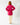 ALBA Reversible Leather Jacket in Fucsia