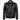 Men Bomber Jacket with Pocket in Nappa Black