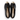 Women Open Toe Platform Ankle Booties in Nappa Black