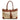 The Tote JT Bag in Canvas And Brown Leather