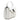 Mini Holly Top Handle Intrecciato Optical Leather Bag in Softy Perlato Ivory