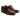Men Leather Lace Up Shoes in Cuoio Baker