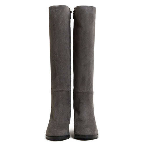Women's Antracite Suede Tall Boots