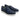 Men Slip On Leather Shoes in Nabuk Blue