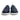 Men Slip On Leather Shoes in Nabuk Blue