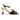 Women Leather Jewels Sandals in Nappa Black