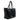 Sophia Maxi Intrecciato Zippered Bag in Nappa Patent Black