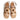 Women Patent Leather Platform Open Toe Sandals in Fondotinta
